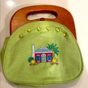COPY - The island shop linen Bermuda bag Barbara Finsness